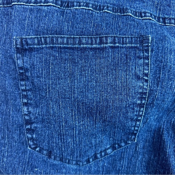 Ruby Rd. Classic Blue Straight Leg Jeans - Picture 6 of 7